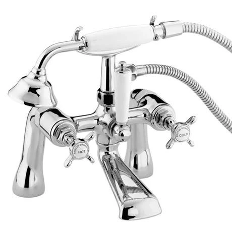 Bristan 1901 Pillar Bath Shower Mixer - Chrome Plated - N-BSM-C-CD 3 Bristan 1901 Pillar Bath Shower Mixer - Chrome Plated - N-BSM-C-CD