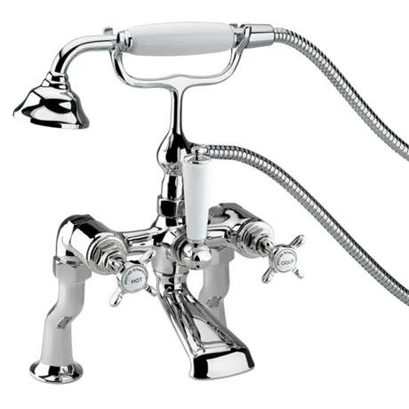 Bristan 1901 Luxury Pillar Bath Shower Mixer - Chrome Plated - N-LBSM-C 3 Bristan 1901 Luxury Pillar Bath Shower Mixer - Chrome Plated - N-LBSM-C