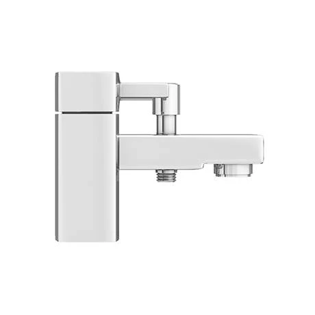 Neo Minimalist Bath Shower Mixer with Shower Kit - Chrome 5 Neo Minimalist Bath Shower Mixer with Shower Kit - Chrome - Image 3