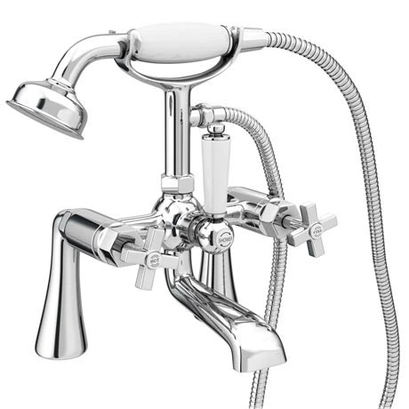 Olympia Art Deco Bath Shower Mixer Tap + Shower Kit 3 Olympia Art Deco Bath Shower Mixer Tap + Shower Kit