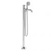 Crosswater MPRO Industrial Bath Shower Mixer Floor Standing Chrome - PRI416FC -LuxTaps Store PRI416FC mm
