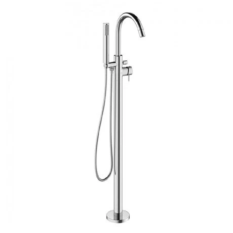 Crosswater MPRO Floor Mounted Freestanding Bath Shower Mixer - Chrome - PRO416FC 3 Crosswater MPRO Floor Mounted Freestanding Bath Shower Mixer - Chrome - PRO416FC