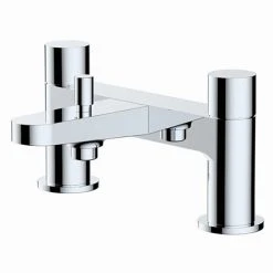 RAK - Petit Round Deck Bath Shower Mixer Chrome - RAKPER3005C