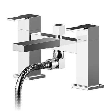 Nuie Sanford Chrome Bath Shower Mixer + Shower Kit - SAN304 3 Nuie Sanford Chrome Bath Shower Mixer + Shower Kit - SAN304