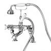 Asquiths Restore Crosshead Deck Mounted Bath Shower Mixer with Shower Kit - TAE5323 -LuxTaps Store TAE5323 p