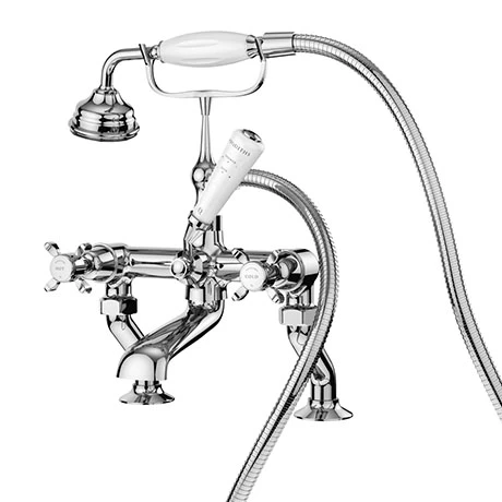 Asquiths Restore Crosshead Deck Mounted Bath Shower Mixer with Shower Kit - TAE5323 3 Asquiths Restore Crosshead Deck Mounted Bath Shower Mixer with Shower Kit - TAE5323