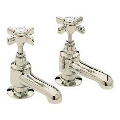 Heritage - Dawlish Bath Pillar Taps - Vintage Gold - TDCG01