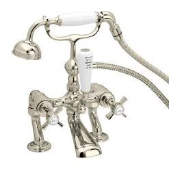 Heritage - Dawlish Bath Shower Mixer Tap - Vintage Gold - TDCG02