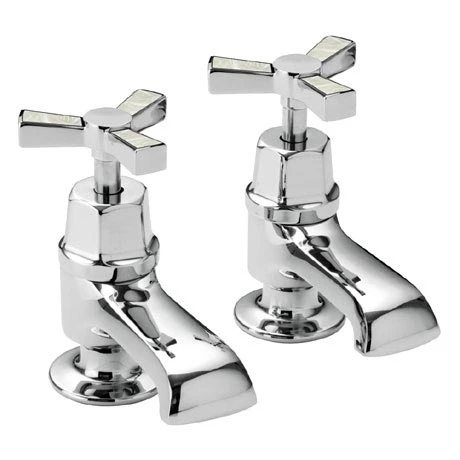 Heritage Gracechurch Mother of Pearl Bath Pillar Taps - TGRDMOP01 3 Heritage Gracechurch Mother of Pearl Bath Pillar Taps - TGRDMOP01