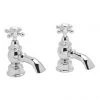Heritage - Hartlebury Bath Pillar Taps - Chrome - THRC01 2 Heritage - Hartlebury Bath Pillar Taps - Chrome - THRC01 -LuxTaps Store THRC01 P