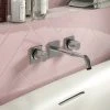 Venice Modern 3TH Round Wall Mounted Bath Filler - Chrome 2 Venice Modern 3TH Round Wall Mounted Bath Filler - Chrome -LuxTaps Store TI661CH n p