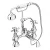 Chatsworth 1928 Traditional Crosshead Bath Shower Mixer Tap with Shower Kit 2 Chatsworth 1928 Traditional Crosshead Bath Shower Mixer Tap with Shower Kit -LuxTaps Store TRAD03D n p