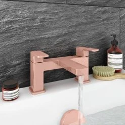 Toreno Modern Rose Gold Bath Filler Tap 8 Toreno Modern Rose Gold Bath Filler Tap -LuxTaps Store TRGBF n d1 460