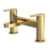 Venice Giro Brushed Brass Bath Filler -LuxTaps Store VEN308R P