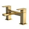 Venice Cubo Brushed Brass Bath Filler 2 Venice Cubo Brushed Brass Bath Filler -LuxTaps Store VEN308S P