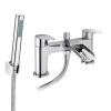 Valencia Waterfall Bath Shower Mixer inc. Shower Kit -LuxTaps Store VWFT3 n p