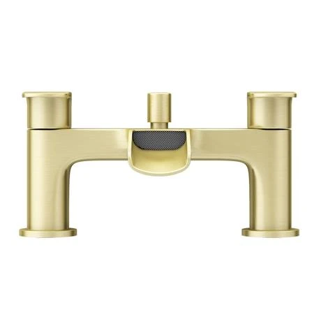 Valencia Brushed Brass Waterfall Bath Shower Mixer incl. Shower Kit 5 Valencia Brushed Brass Waterfall Bath Shower Mixer incl. Shower Kit - Image 3