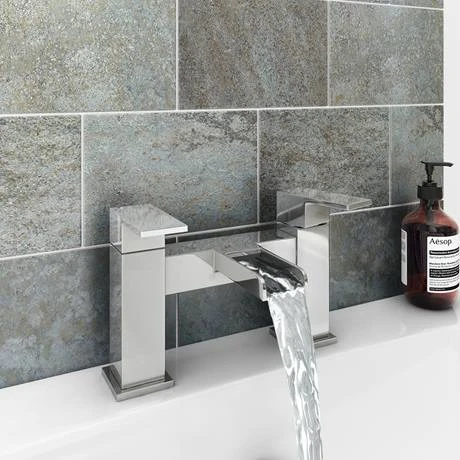 Monza Waterfall Modern Bath Taps 4 Monza Waterfall Modern Bath Taps - Image 2