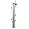 Crosswater - Water Square Floor Mounted Freestanding Bath Shower Mixer - WS415FC 1 Crosswater - Water Square Floor Mounted Freestanding Bath Shower Mixer - WS415FC -LuxTaps Store WS415FC P