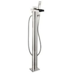 Crosswater - Water Square Floor Mounted Freestanding Bath Shower Mixer - WS415FC