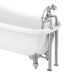 Nuie Bloomsbury Bath Shower Mixer with Extended Leg Set - Chrome 8 Nuie Bloomsbury Bath Shower Mixer with Extended Leg Set - Chrome -LuxTaps Store XM314 DA314 d2 460