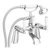 Nuie Traditional Bloomsbury Bath Shower Mixer & Shower Kit - Chrome - XM314 2 Nuie Traditional Bloomsbury Bath Shower Mixer & Shower Kit - Chrome - XM314 -LuxTaps Store XM314 p